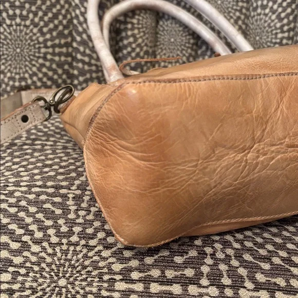 Bed Stu Rockababy Leather Cashew Rustic Nectar Lux Satchel Bag - Picture 12 of 16